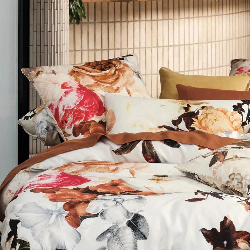 Primavera Caramel Quilt Cover Set by Linen House