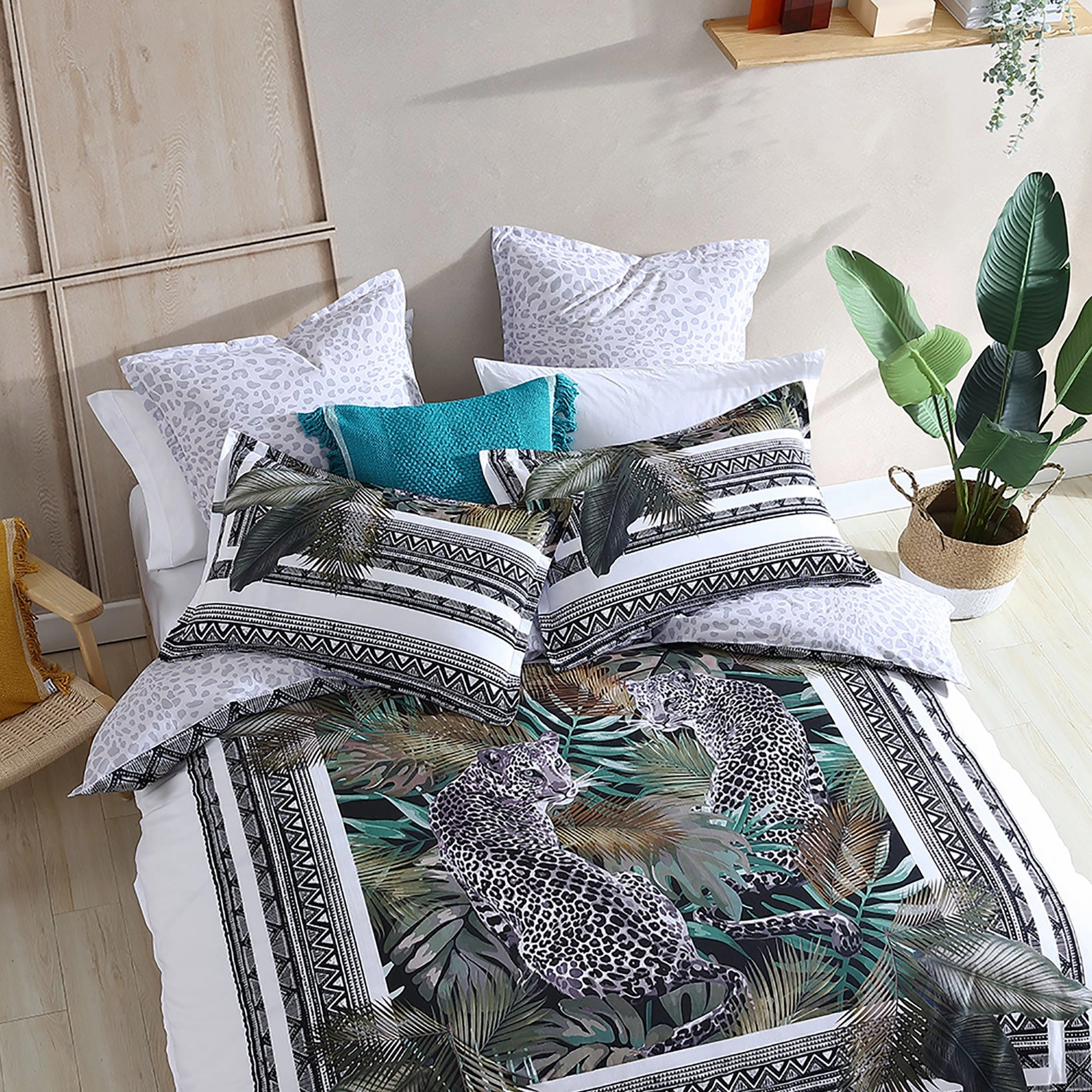 Prowl Gold Quilt Cover Set by Logan and Mason