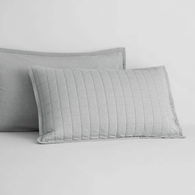 Reilly SOFT GREY Pillow Sham by Sheridan