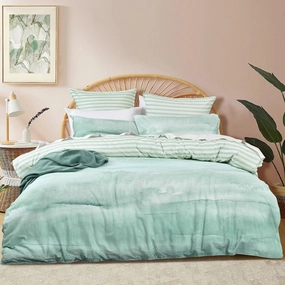 Renee Taylor 300 TC Cotton Reversible Terrain Quilt Cover Set