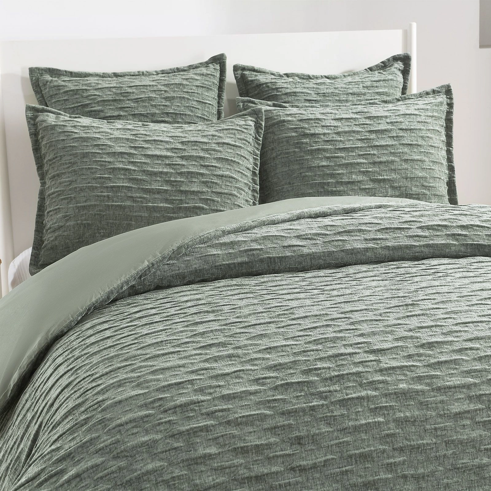 Renee Taylor Harper Juniper Jacquard Quilt Cover Set