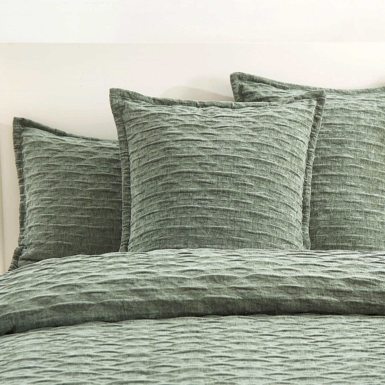 Renee Taylor Harper Juniper Jacquard Quilt Cover Set
