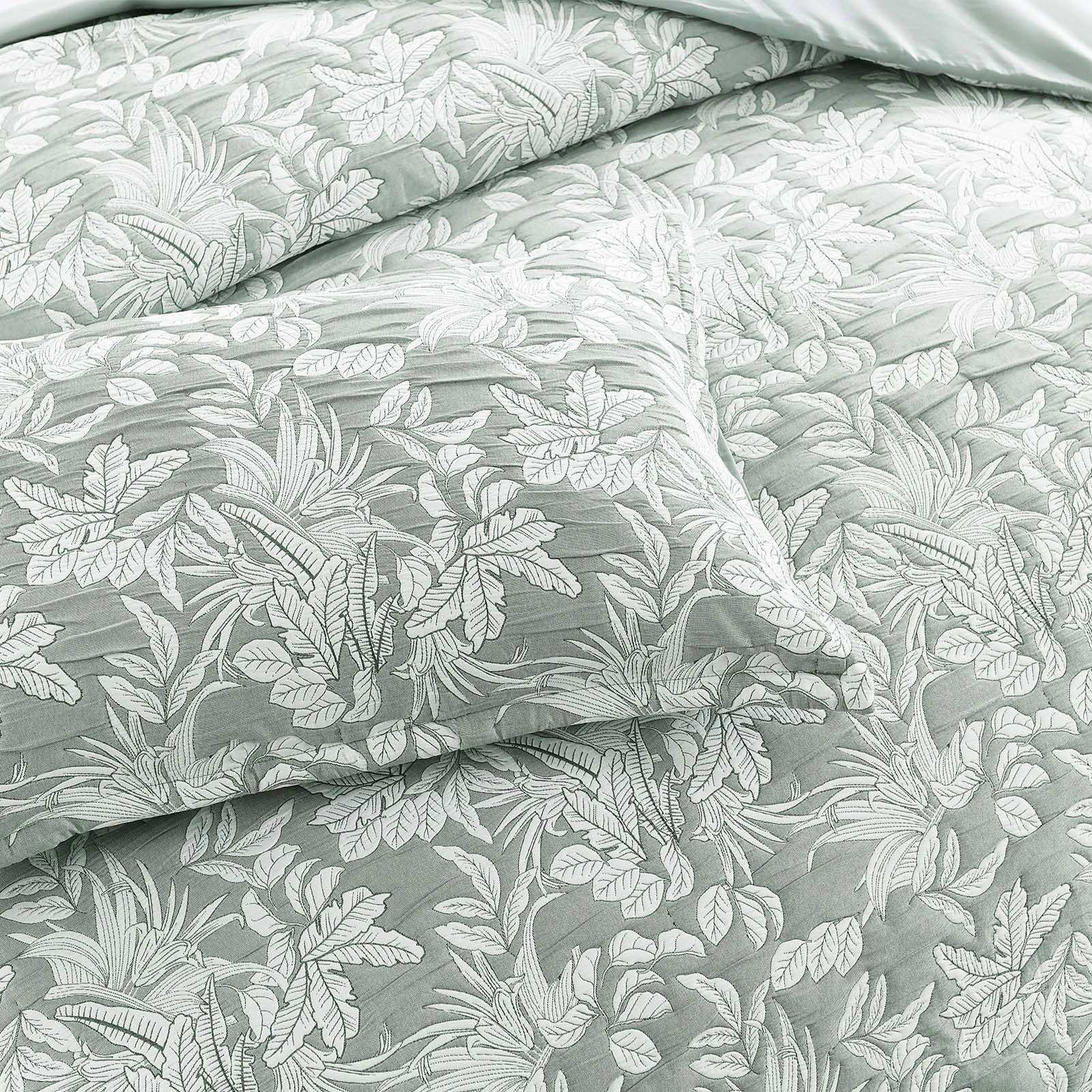 Renee Taylor Indiana Fern Jacquard Quilt Cover Set
