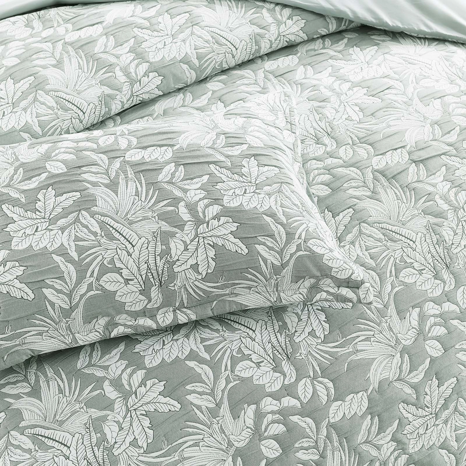 Renee Taylor Indiana Fern Jacquard Quilt Cover Set