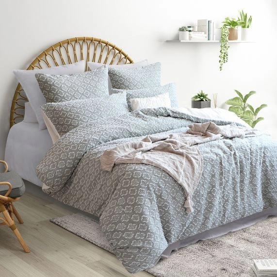 Renee Taylor Luna Sage Jacquard European Pillowcase