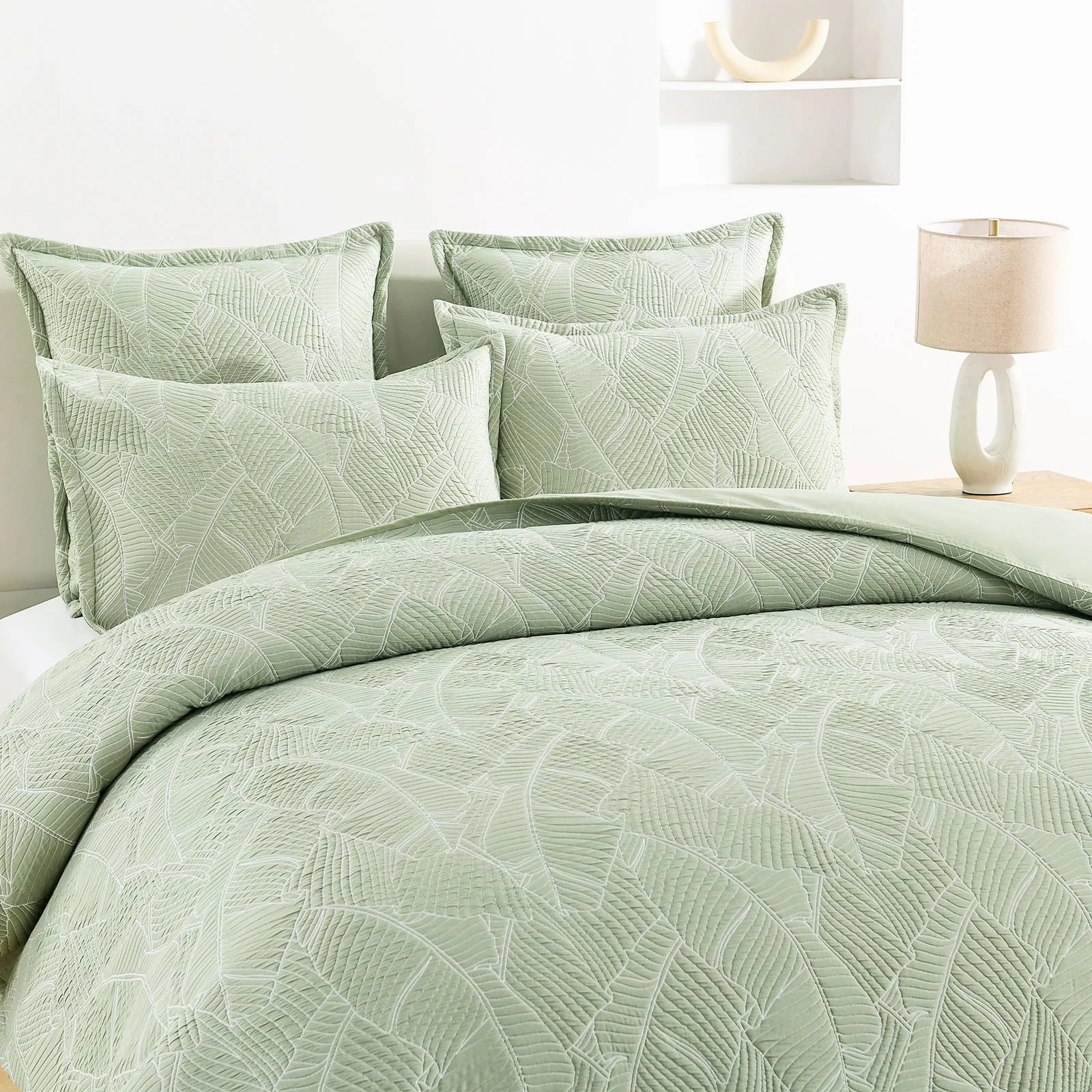 Renee Taylor Woods Sage European Pillowcase