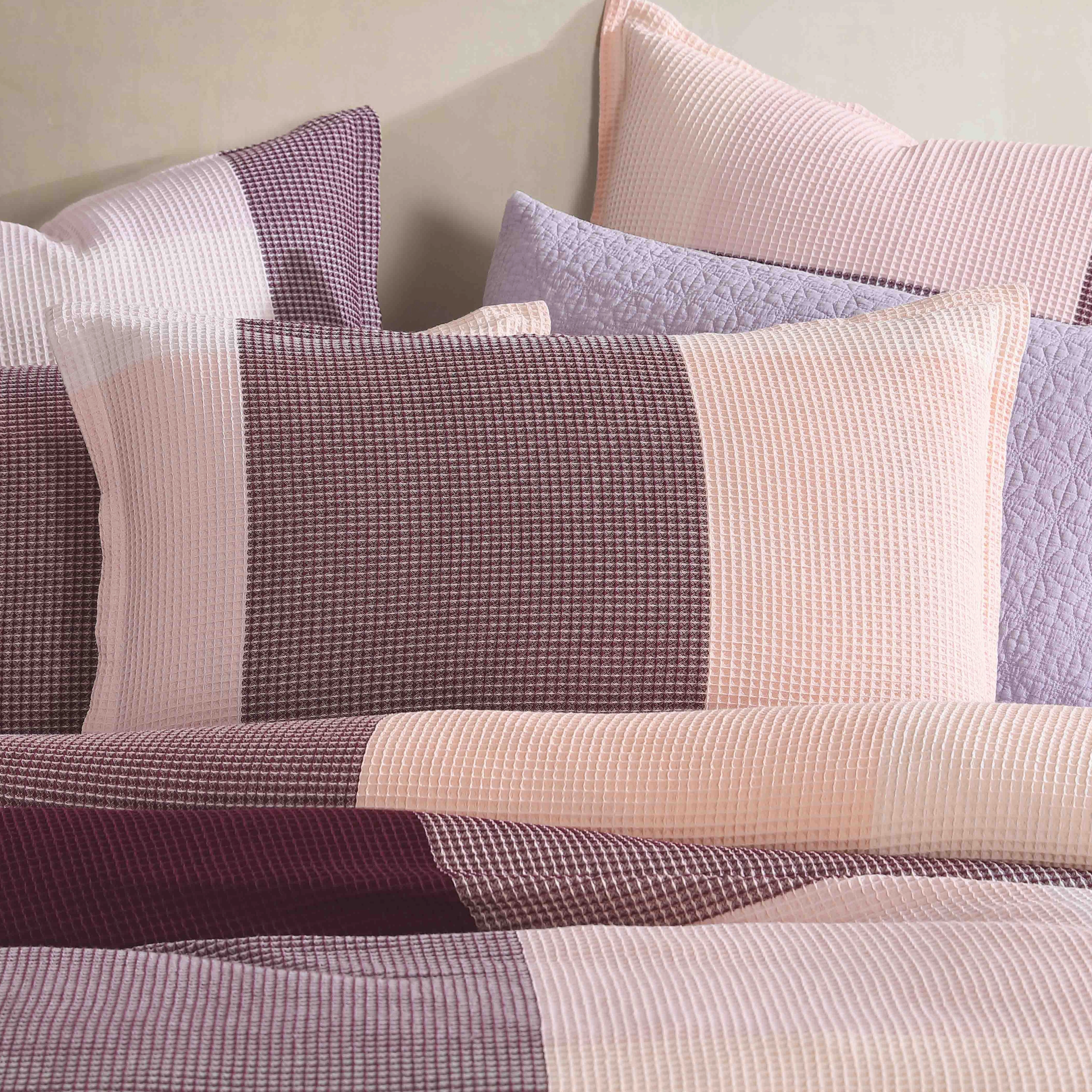 Sadie Blush Quilt Cover Set by Logan and Mason Platinum