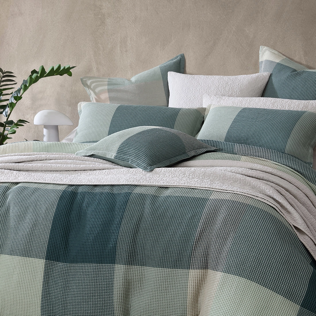Sadie Forest Cushion by Logan and Mason Platinum