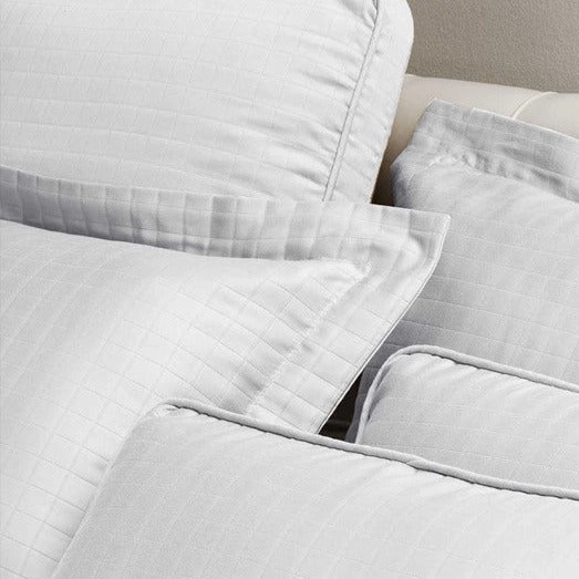 Savoy White Quilt Cover Set By Logan and Mason Platinum