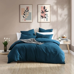 Serene Teal Quilt Cover Set by Logan and Mason Platinum
