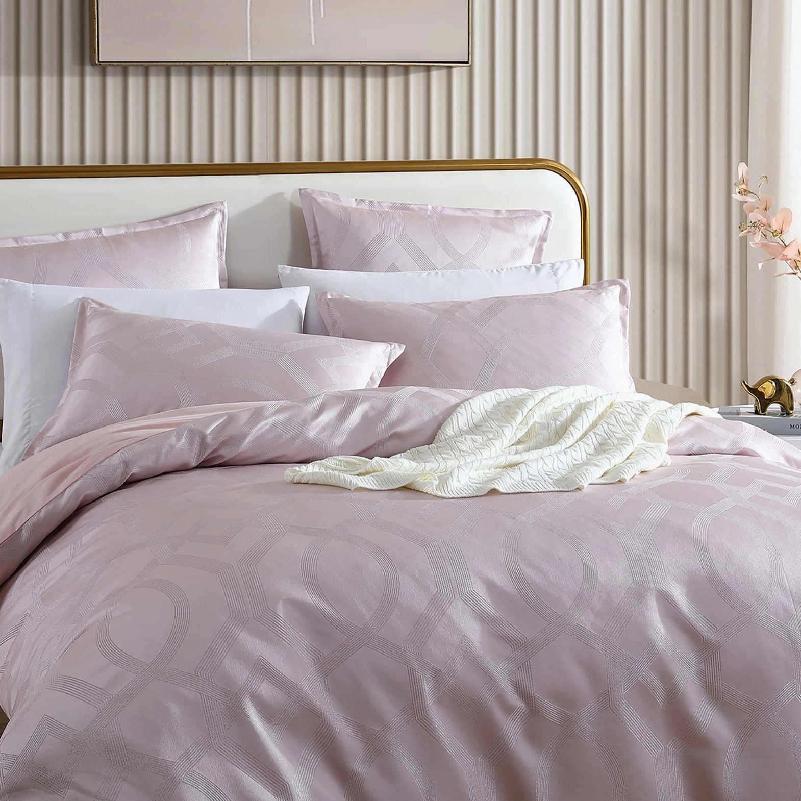 Seville Blush Quilt Cover Set by Logan and Mason Platinum