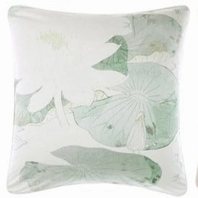 Shoji Mint European Pillowcase by Linen House