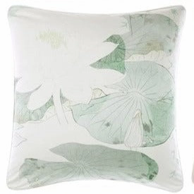 Shoji Mint European Pillowcase by Linen House