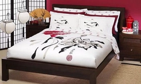 Shoji Red Quilt Cover Set by Logan and Mason
