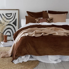 Sloane Cayenne Quilt Cover Set by Bambury