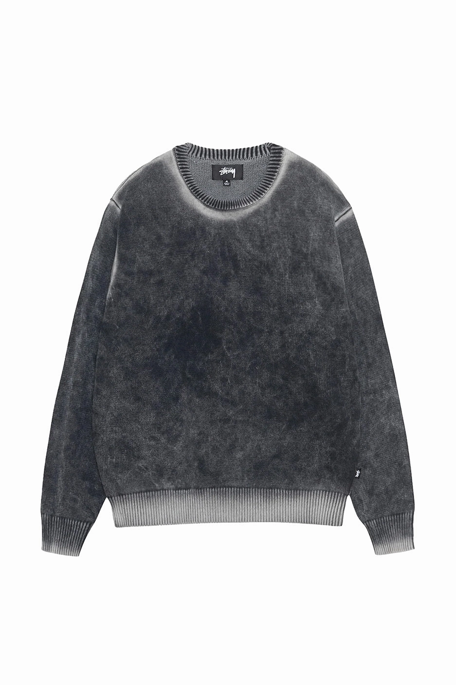Stussy Faded Cotton Crew 'Black'