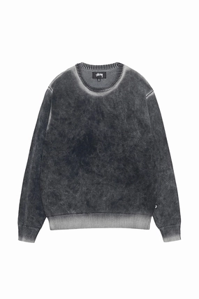 Stussy Faded Cotton Crew 'Black'