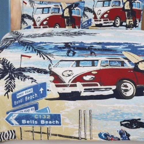 Summer Kombi Van Quilt Cover Set by Ardor Retro