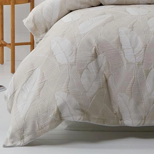 Tahiti Tan Quilt Cover Set By Logan and Mason Platinum