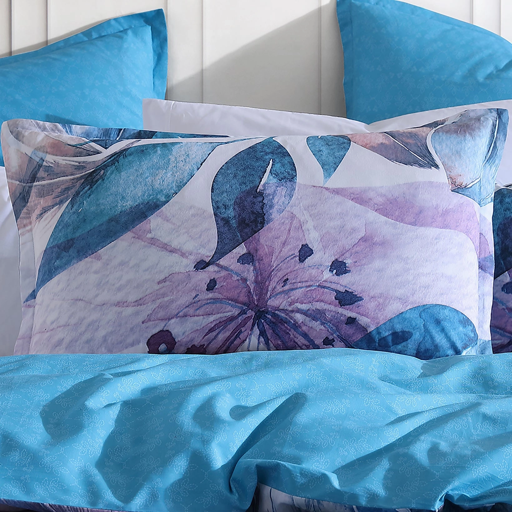 Teagan Lilac Quilt Cover Set by Logan and Mason
