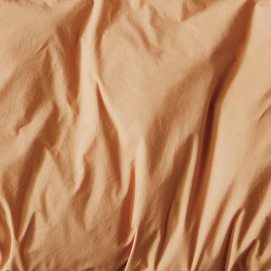 Terra Organic Cotton Caramel Quilt Cover Set by Linen House