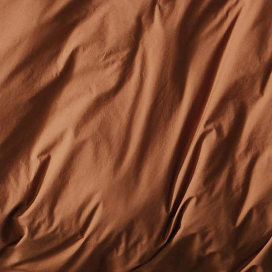 Terra Organic Cotton Pecan Quilt Cover Set by Linen House
