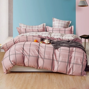 Tilly Pink Quilt Cover Set by Ardor