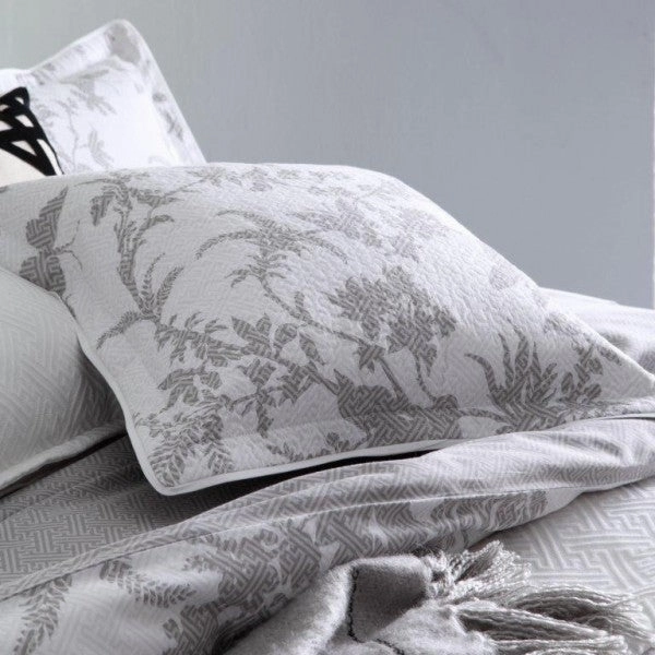 Tropical Floral Linen Square Filled Cushion by Florence Broadhurst