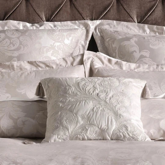 Verity Gold Filled Cushion 48 x 48cm by GRACE Linen House