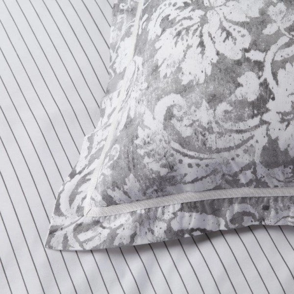 Verona Charcoal Quilt Cover Set by Logan & Mason