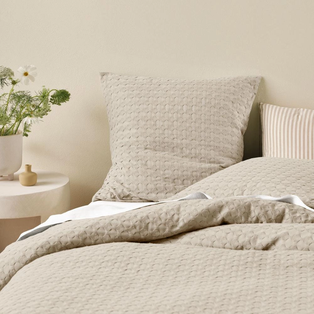 Vista Pebble Quilt Cover Set by Linen House