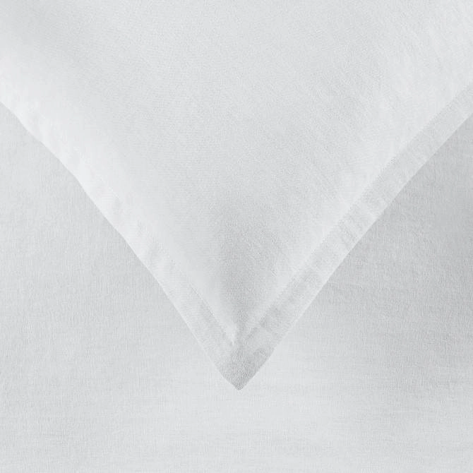 Wellington White Linen Blend Quilt Cover Set by Bianca
