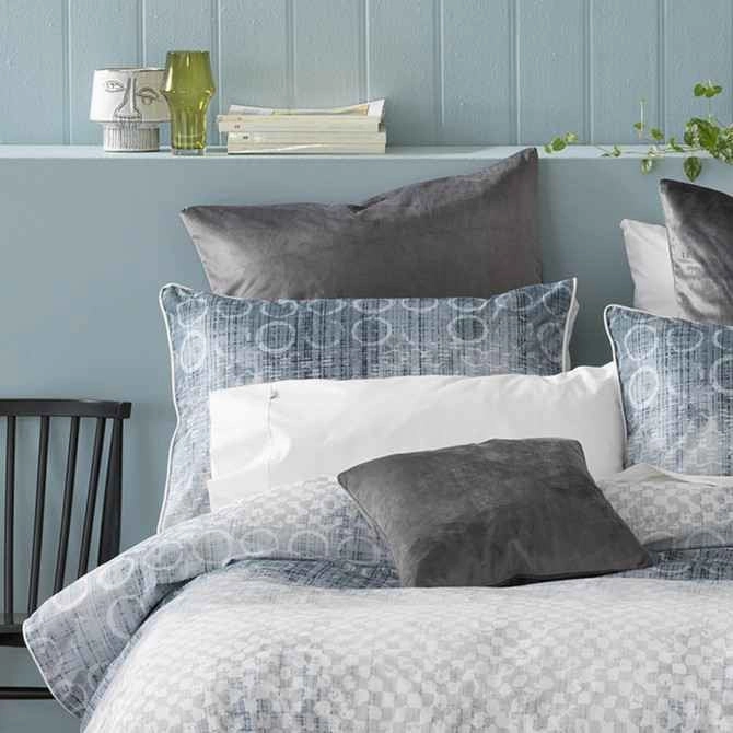 Winston Grey Quilt Cover Set by Bianca