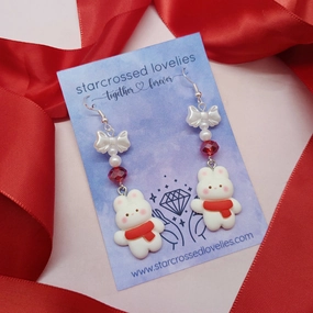 Winter Bunny Earrings