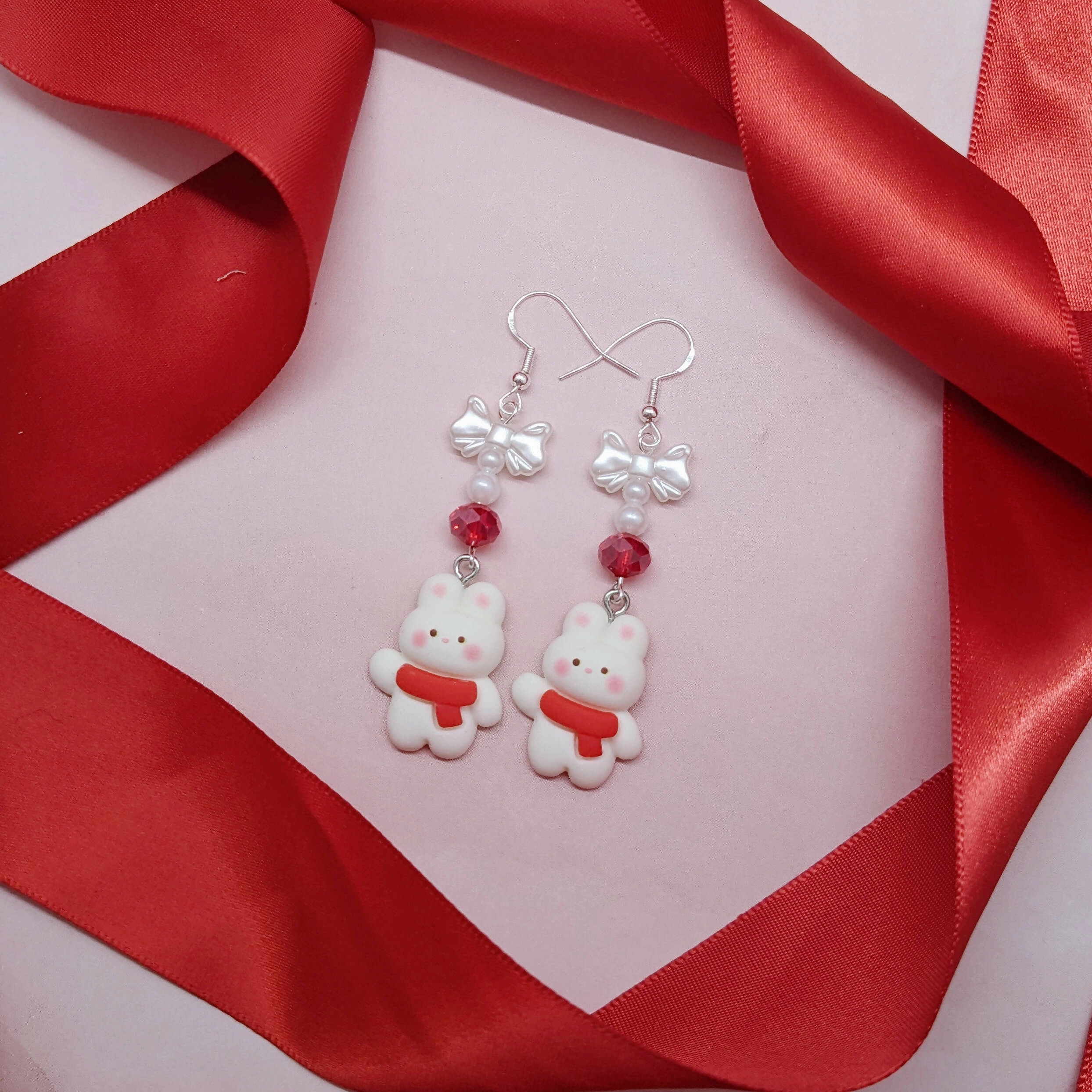 Winter Bunny Earrings
