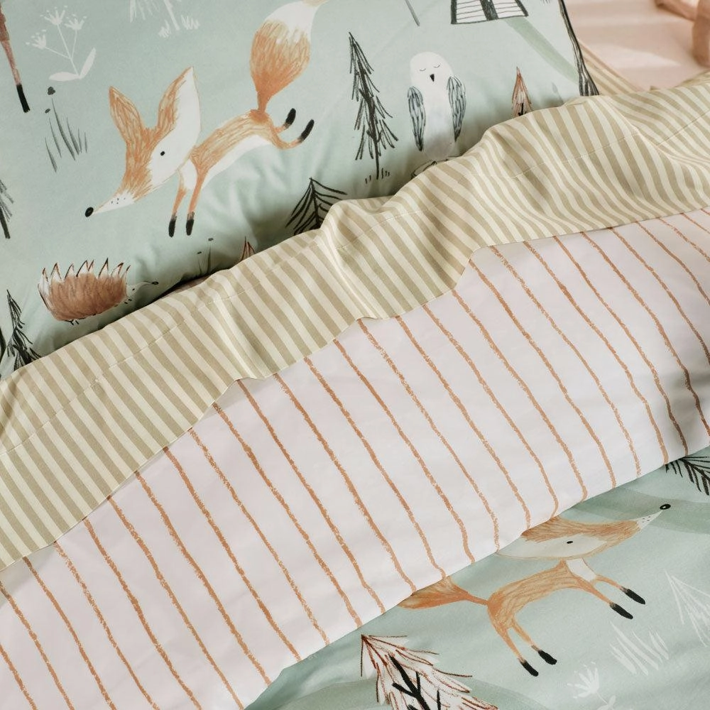 Woodland Winter Quilt Cover Set by Linen House Kids