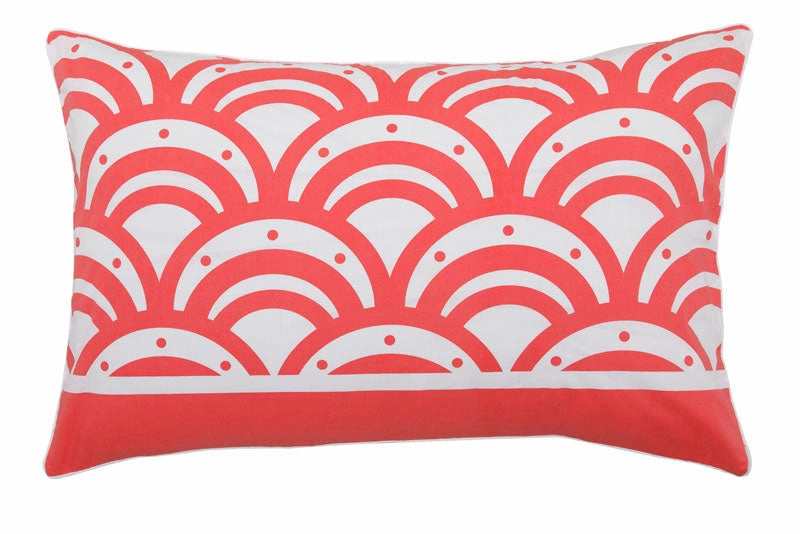 Zen Coral Quilt Cover Set by Logan and Mason